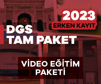 DGS 2022 50 KATILIMCILI ÖZEL GRUP | ERKEN KAYIT